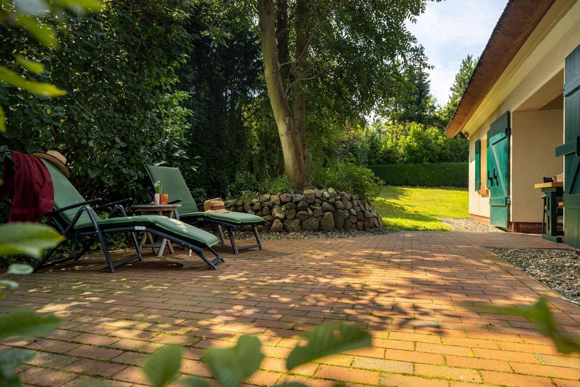 Ferienhaus Preetz 1A - Idylle Unter Reet Burtevitz Екстер'єр фото