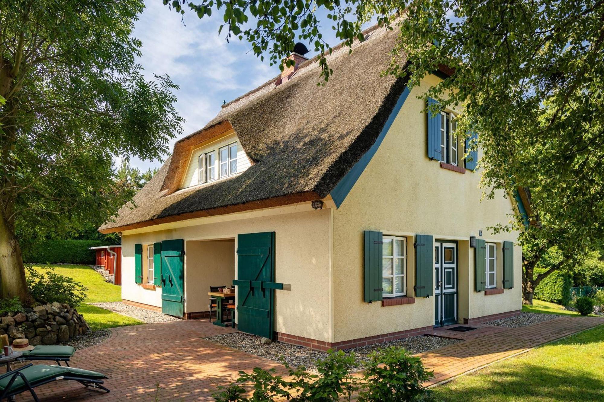 Ferienhaus Preetz 1A - Idylle Unter Reet Burtevitz Екстер'єр фото