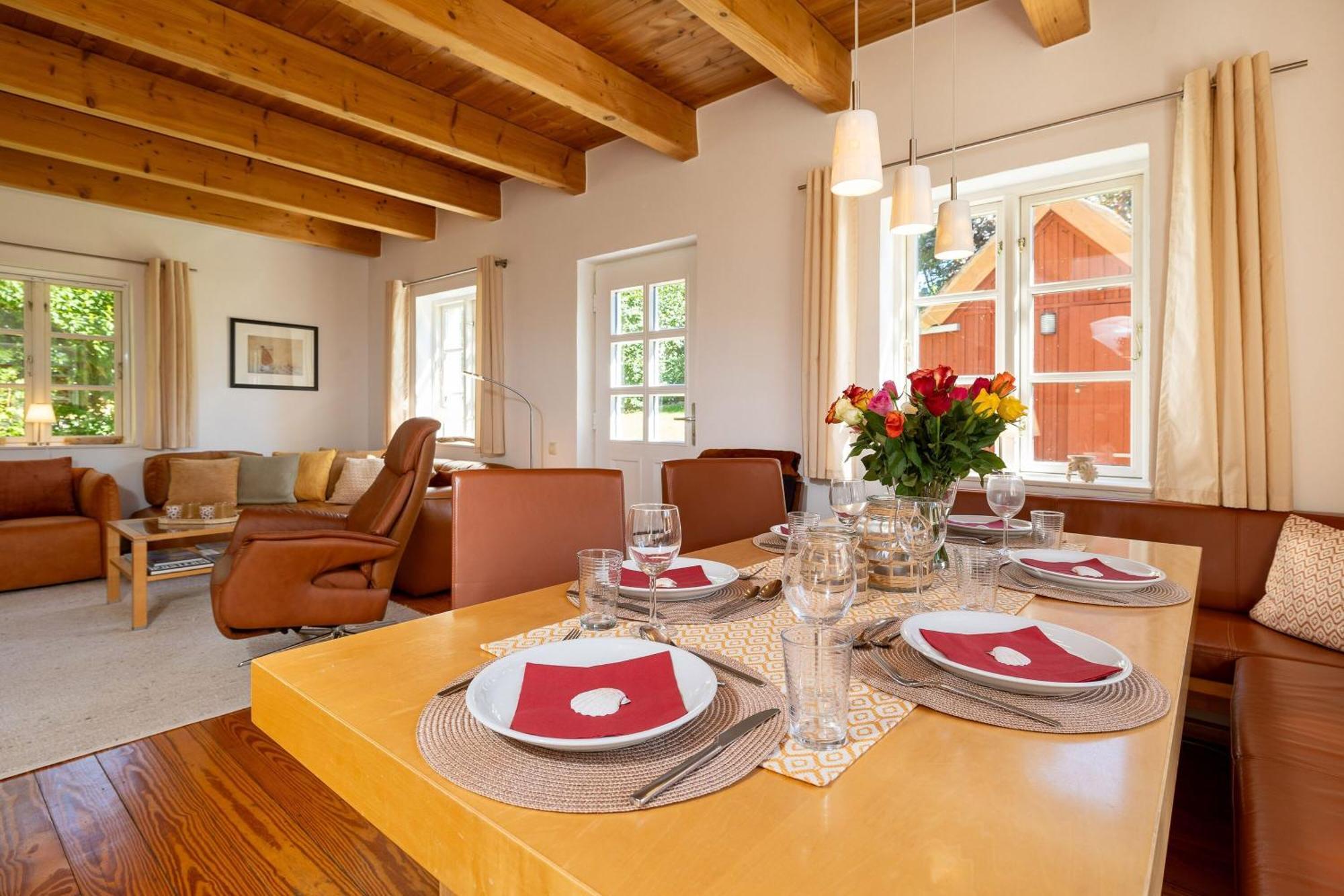 Ferienhaus Preetz 1A - Idylle Unter Reet Burtevitz Екстер'єр фото